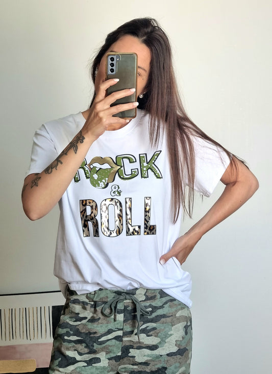Tee-shirt Sally rock kaki