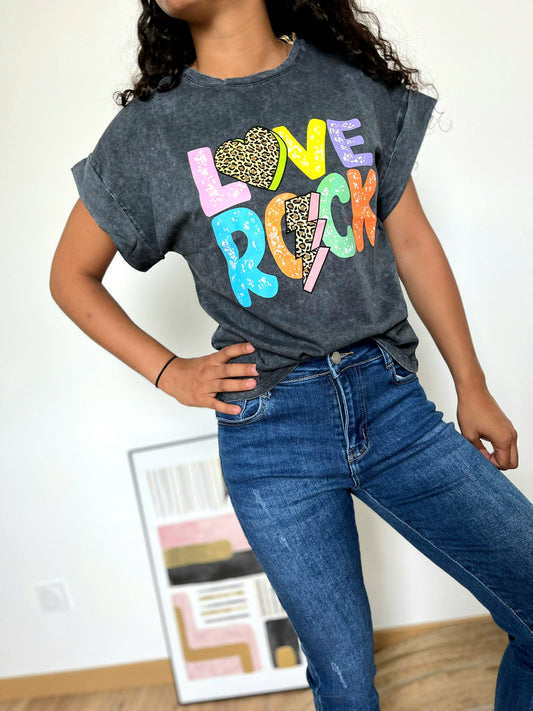 Tee-shirt Love Rock