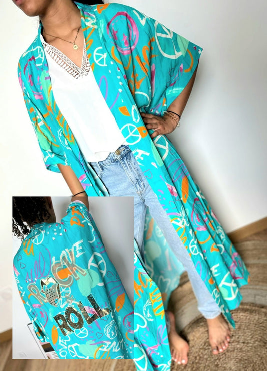 Kimono Rock turquoise